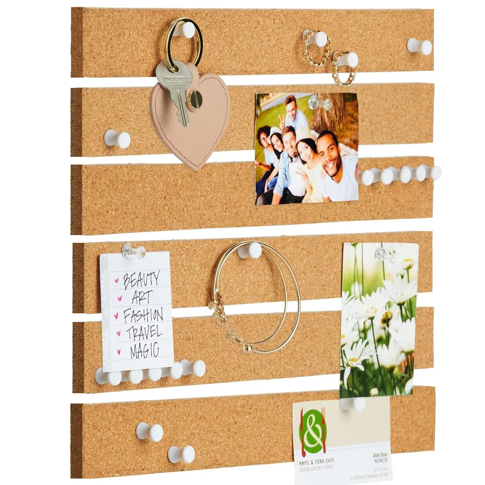 Home Office Setup - 1pc 30cm Cork Board Strips Self