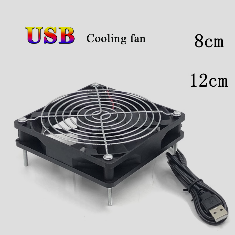 Usb Desk Fan - 8/12cm 12V USB Powered Computer PC