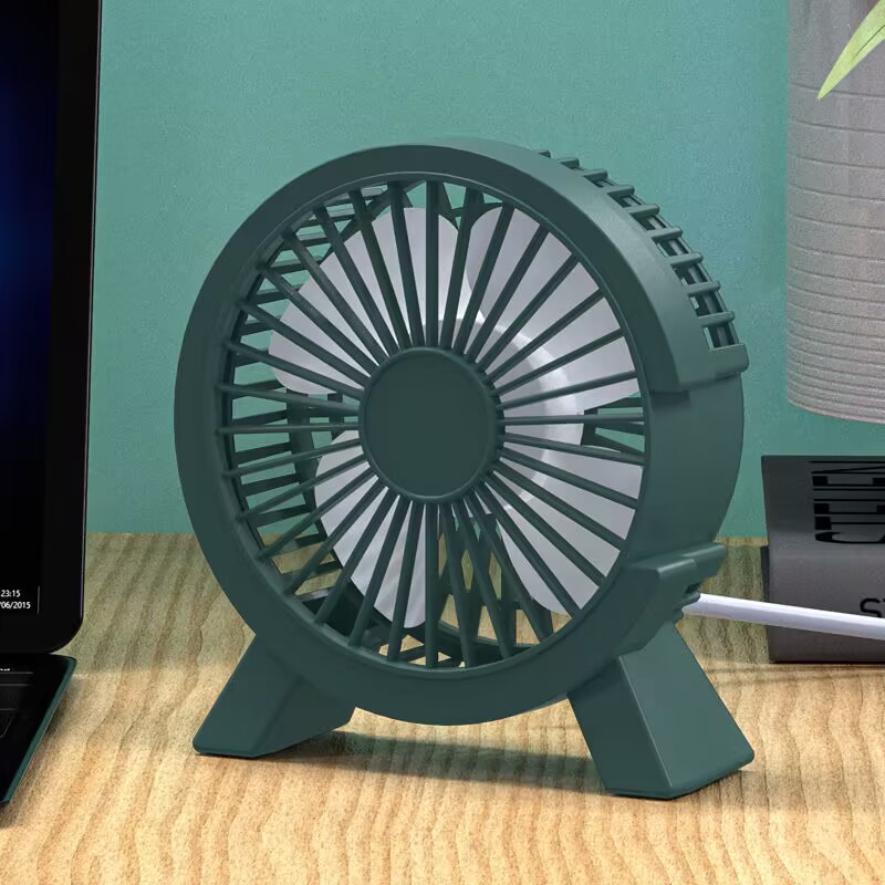 Usb Desk Fan - Mini USB Rechargeable Table Fan Portable