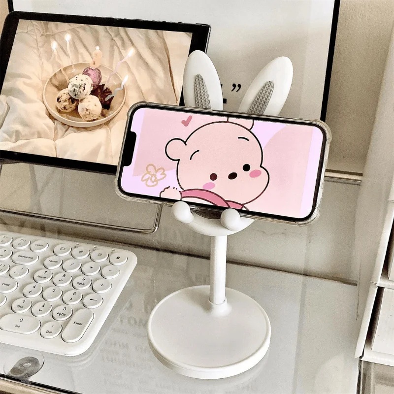 Home Office Call Center - Cute Rabbit Mobile Phone Stand Adjustable