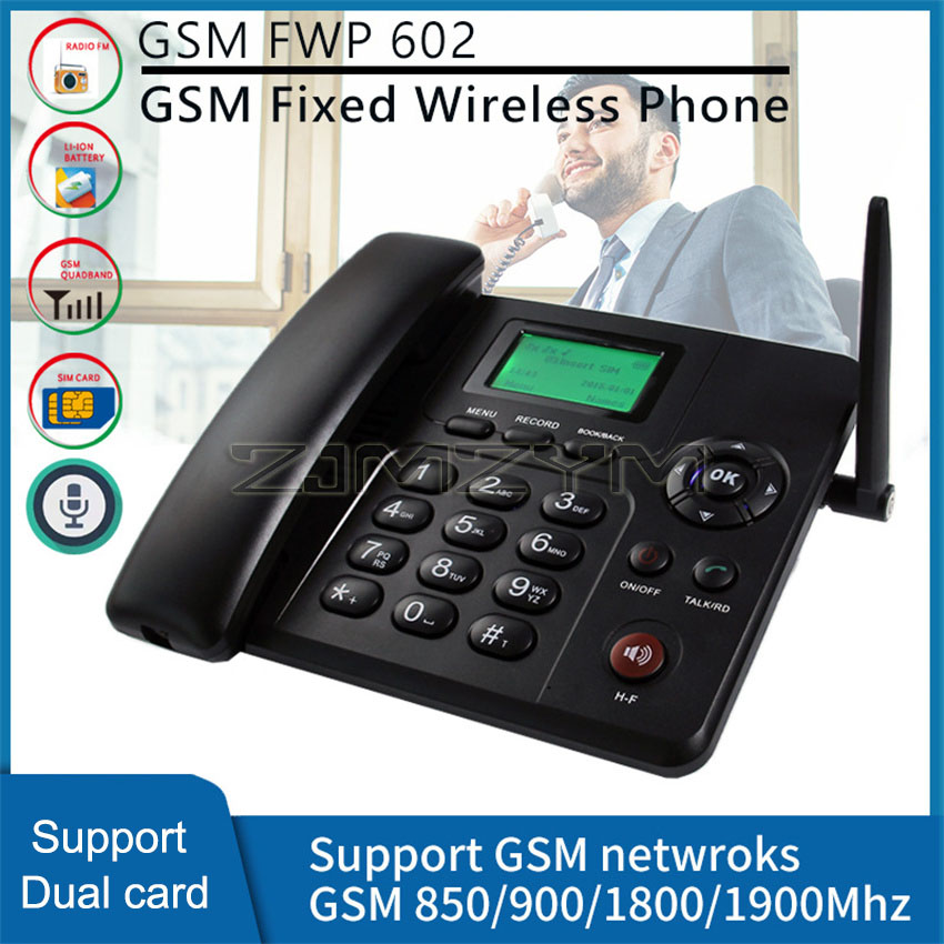 Home Office Call Center - GSM Wireless Dual card Fixed phone