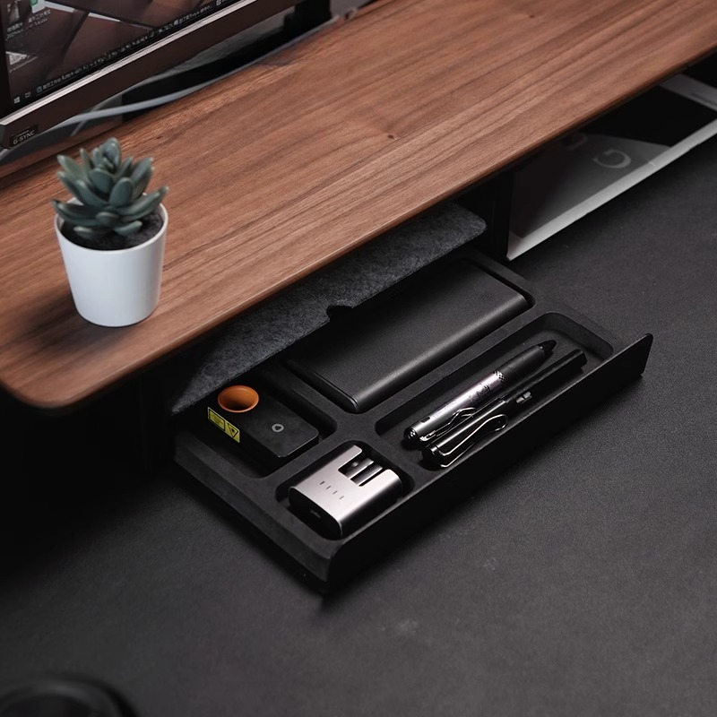 Monitor Stand Riser Storage Dr - огляд і ціна Home Office Desk With Drawers