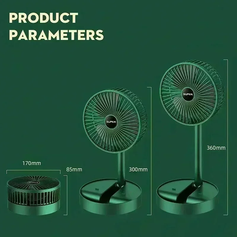 Adjustable Folding USB Fan Min - огляд і ціна Usb Desk Fan