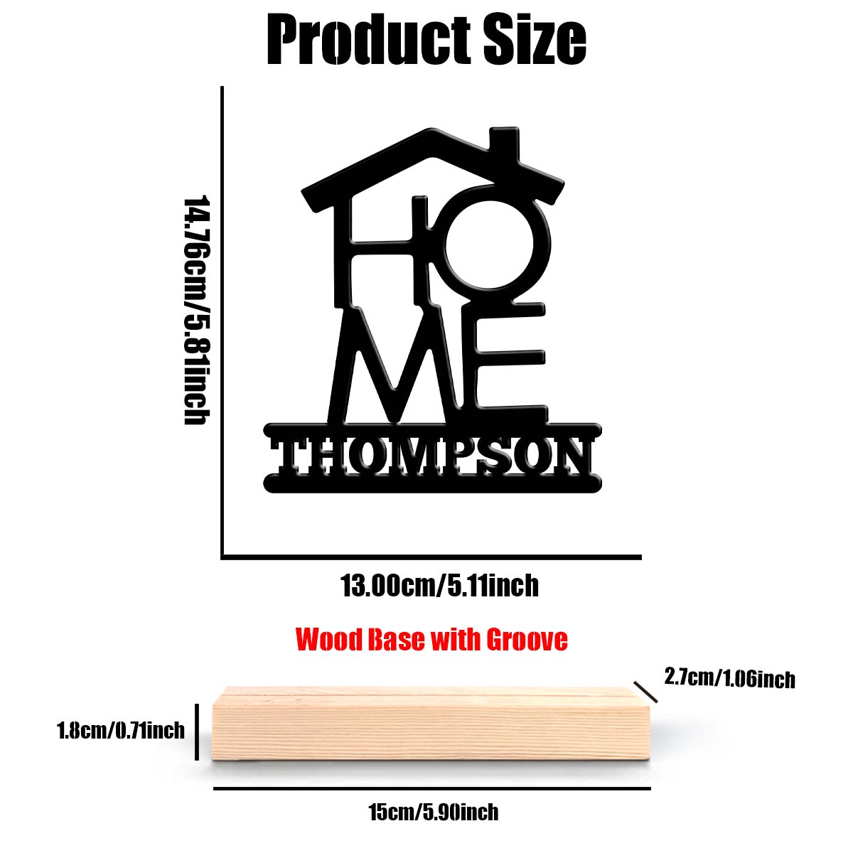 1Pc Csutom Home House Shape Wo - огляд і ціна Home Office Gifts