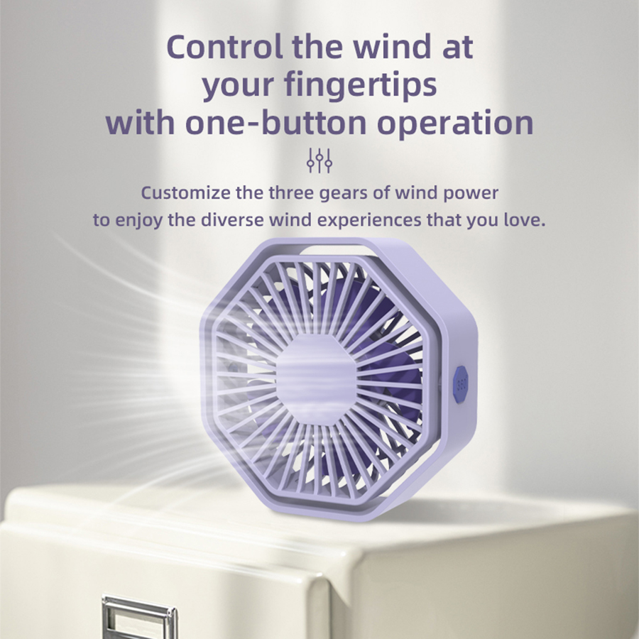 Hexagon USB Desk Fan, 360° Swi - огляд і ціна Usb Desk Fan