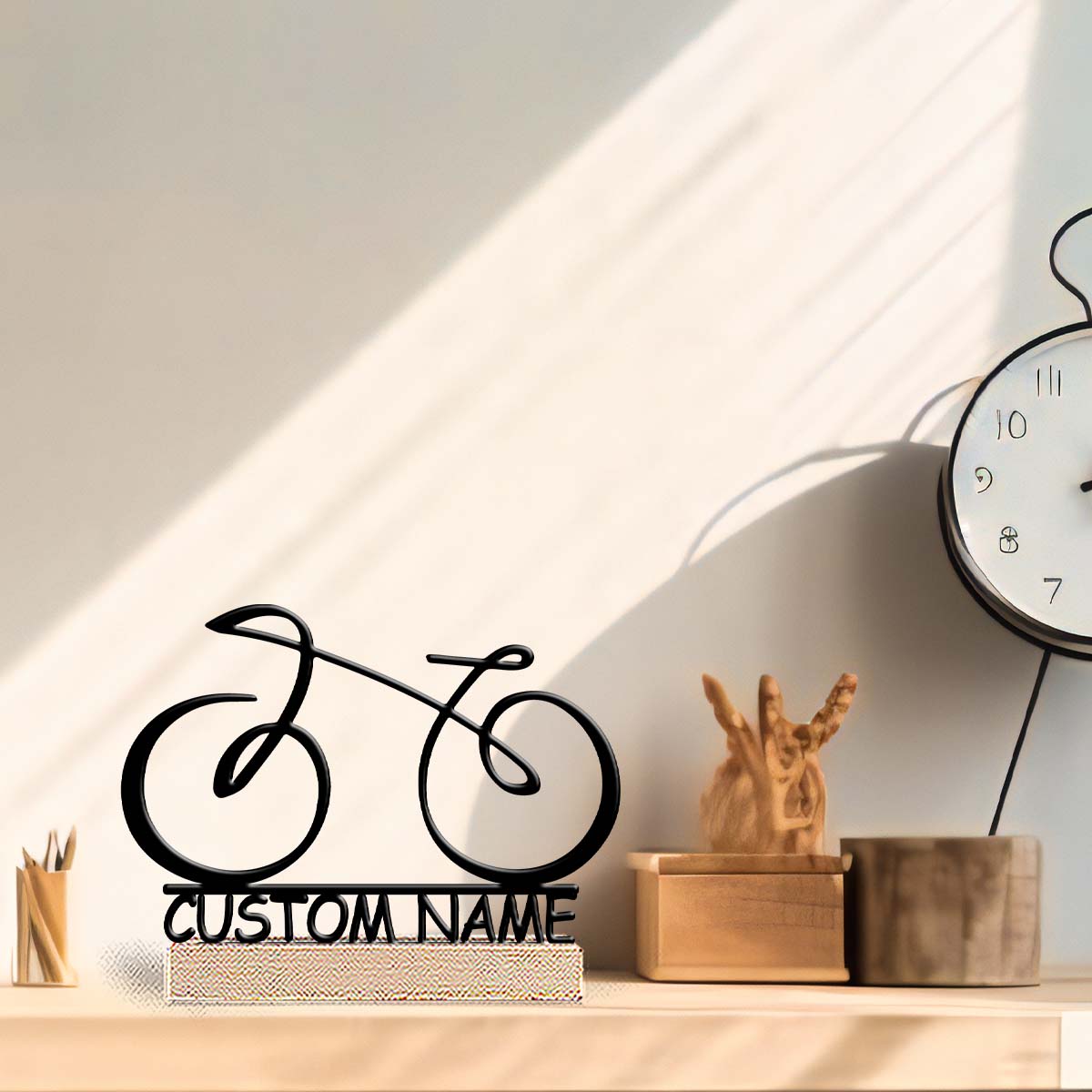 1Pc Csutom Name Modern Line Bi - огляд і ціна Home Office Gifts