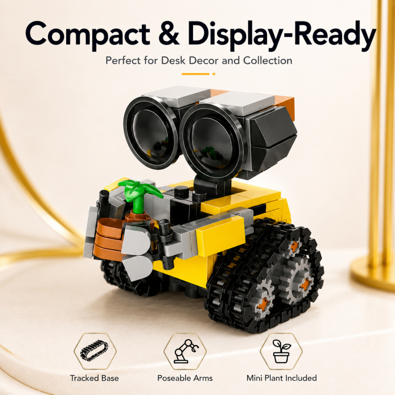 Mini Robot Building Blocks Set - огляд і ціна Home Office Kit
