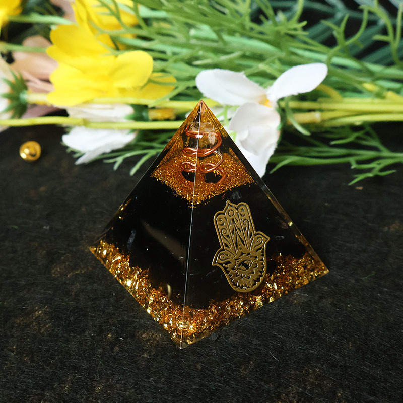 Hamsa Hand Resin Crystal Pyram - огляд і ціна Home Office Gifts