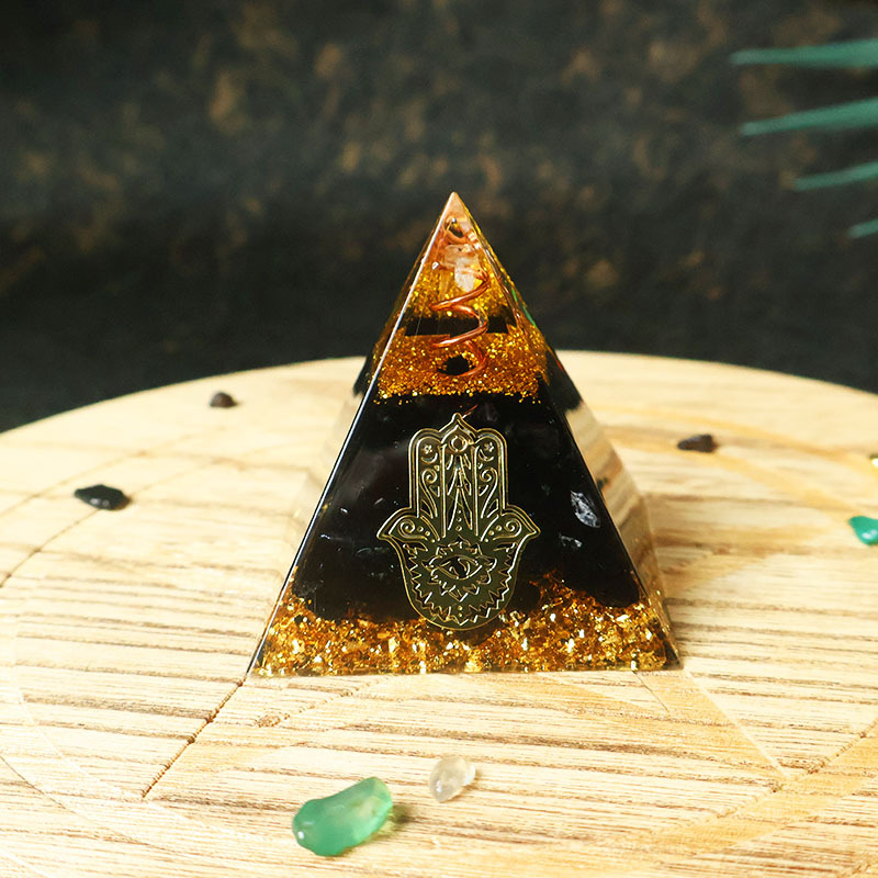 Hamsa Hand Resin Crystal Pyram - огляд і ціна Home Office Gifts