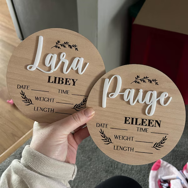 1Pc Custom Baby Announcement S - огляд і ціна Home Office Gifts