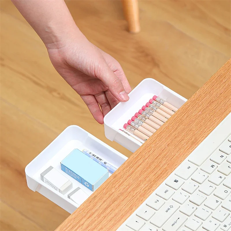Hidden Storage Box SelfAdhesiv - огляд і ціна Home Office Desk With Drawers