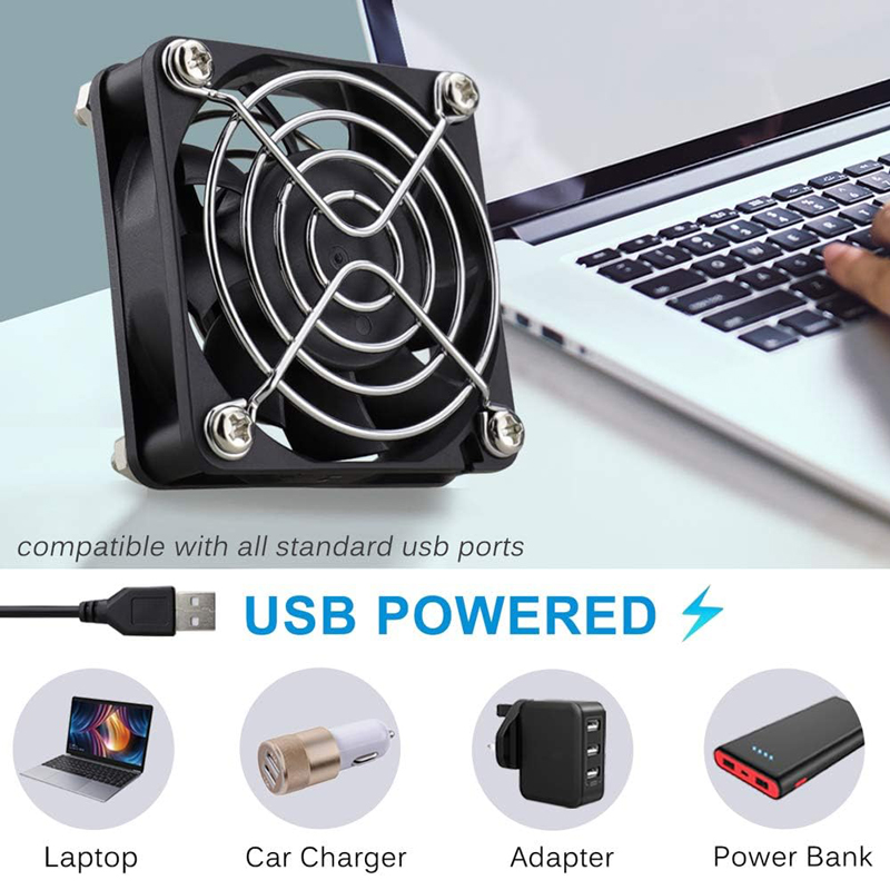 8/12cm 12V USB Powered Compute - огляд і ціна Usb Desk Fan