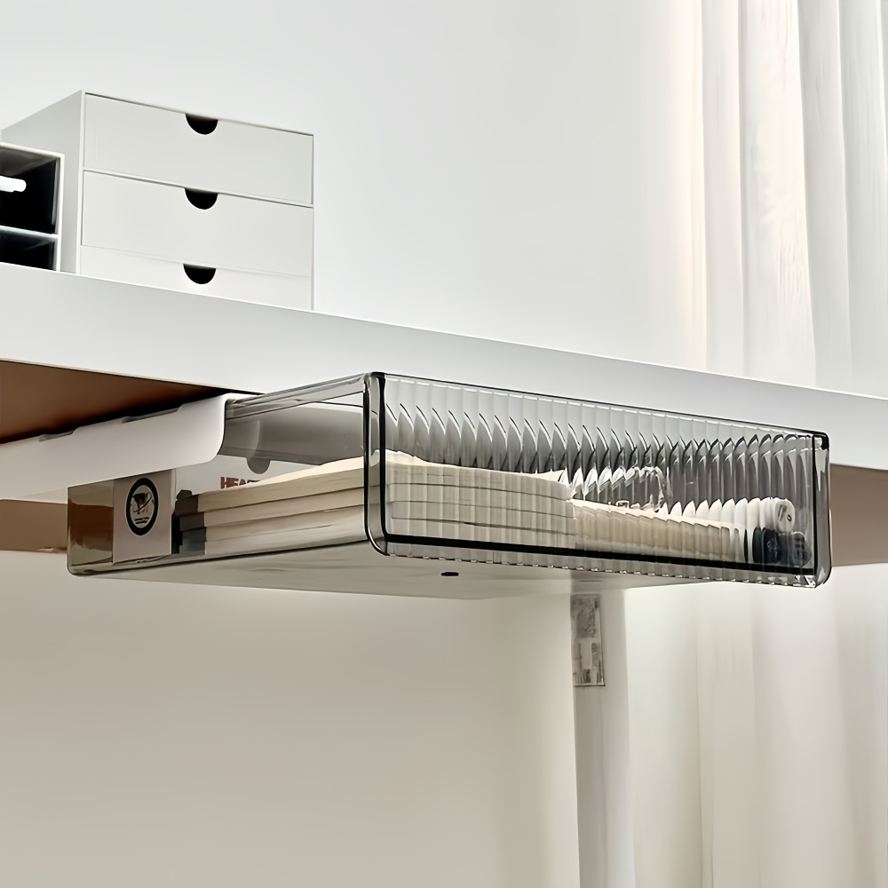 1pc Under Desk Clear Drawer Or - огляд і ціна Home Office Desk With Drawers