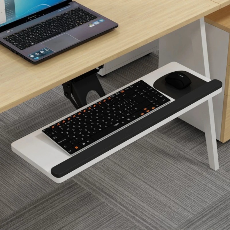 Keyboard Tray Under Desk Slidi - огляд і ціна Home Office Desk With Drawers