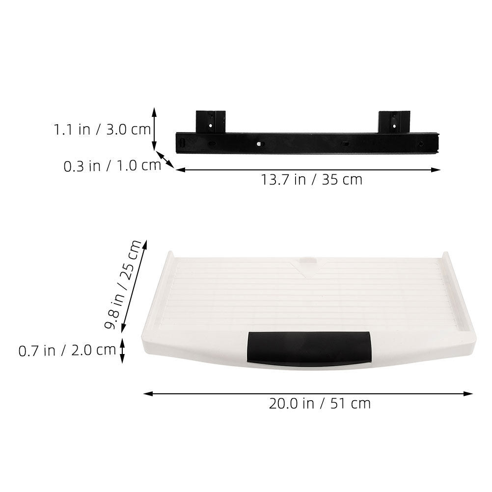1Set Premium Sliding Keyboard  - огляд і ціна Keyboard Tray Under Desk