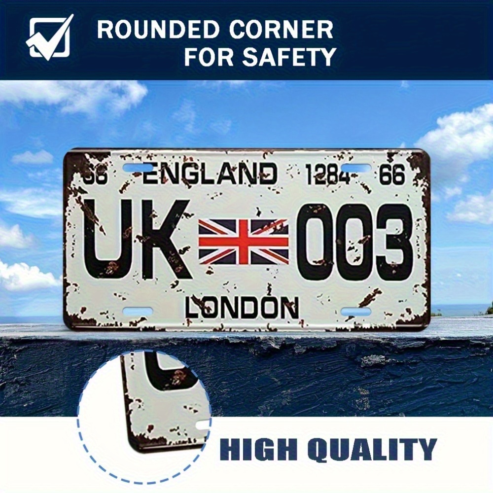 Vintage London UK License Plat - огляд і ціна Home Office London