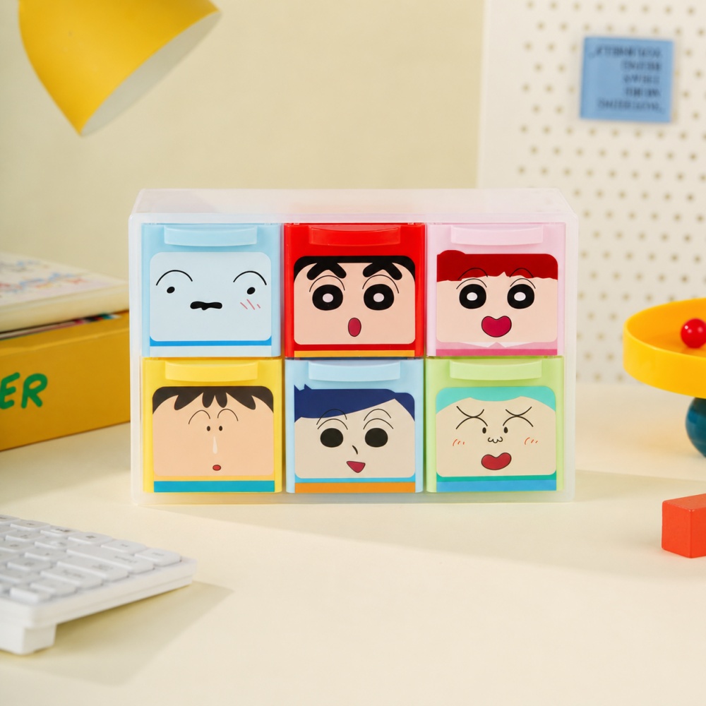 Genuine Crayon Shin-chan 6 Gri - огляд і ціна Home Office Desk With Drawers