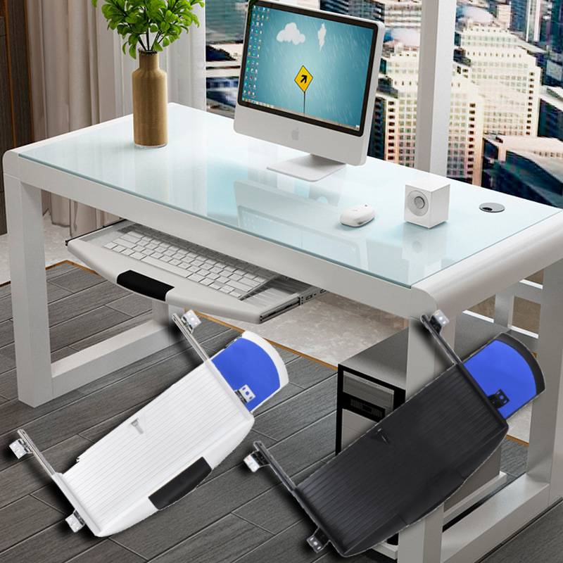 Slide Out Computer Drawer Mult - огляд і ціна Keyboard Tray Under Desk
