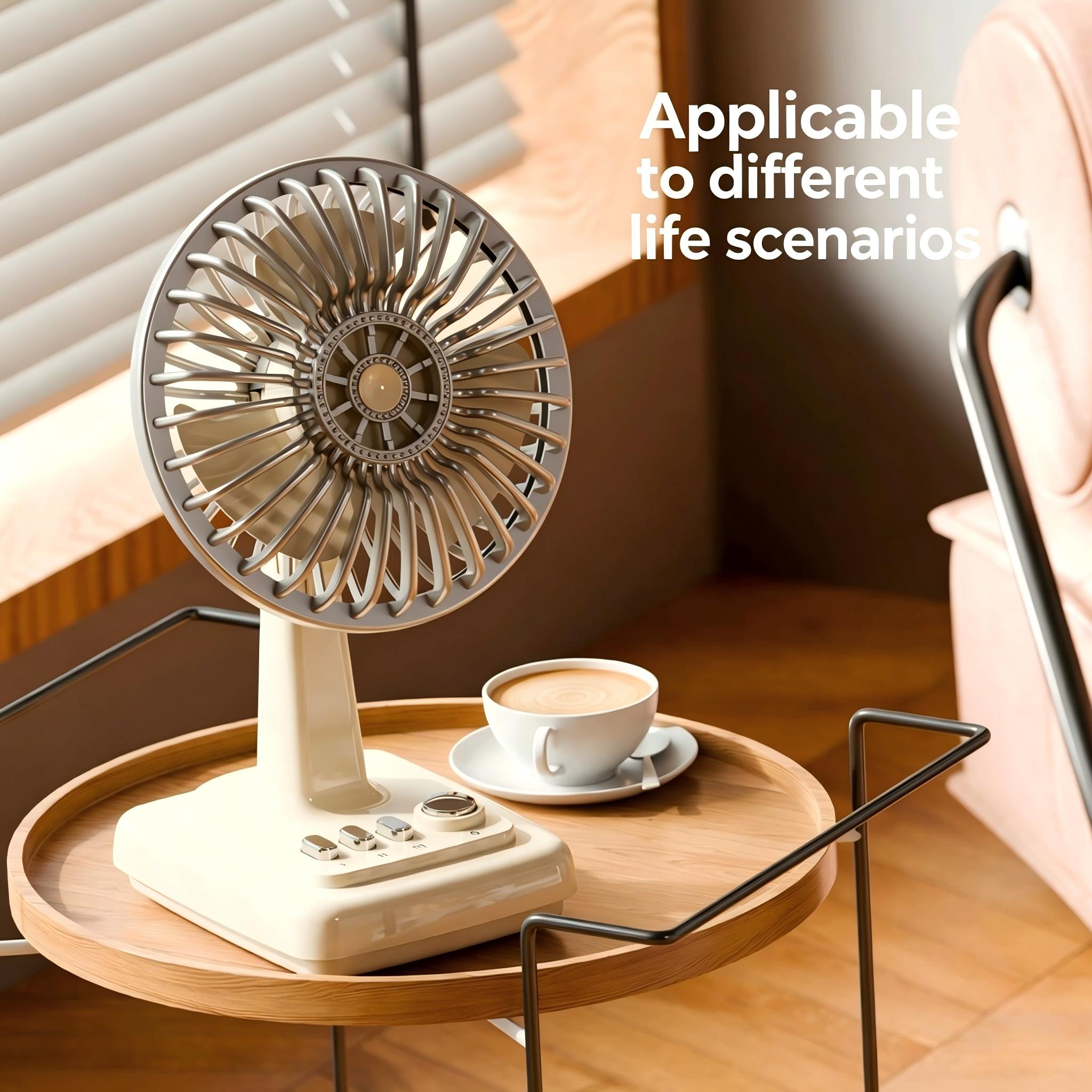 Retro Alloy Desktop Fan 3 Spee - огляд і ціна Usb Desk Fan