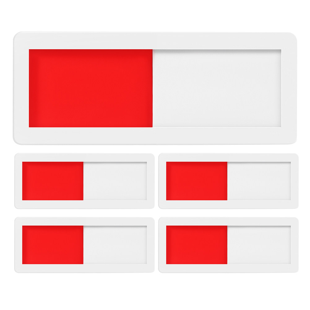 5Pcs Privacy Door Sign Slider  - огляд і ціна Home Office Vacantes