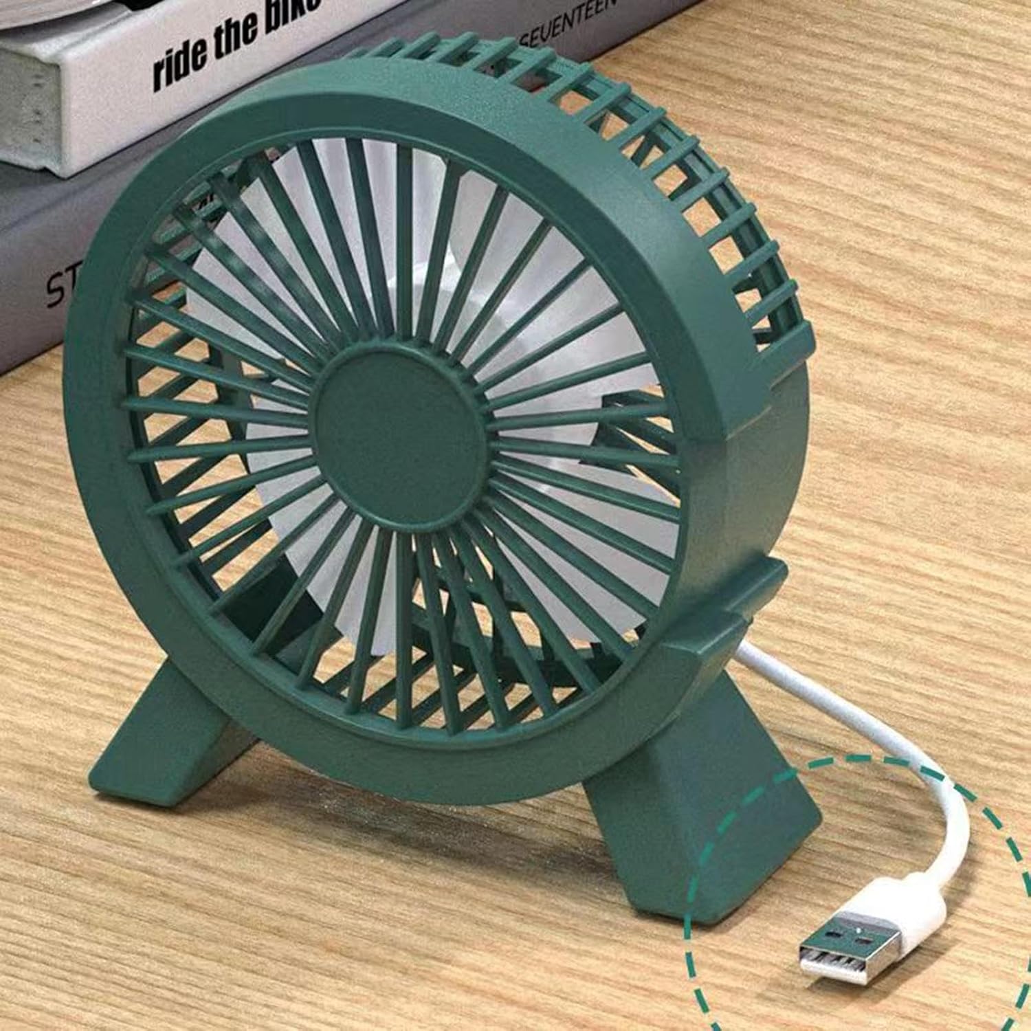 Mini USB Rechargeable Table Fa - огляд і ціна Usb Desk Fan