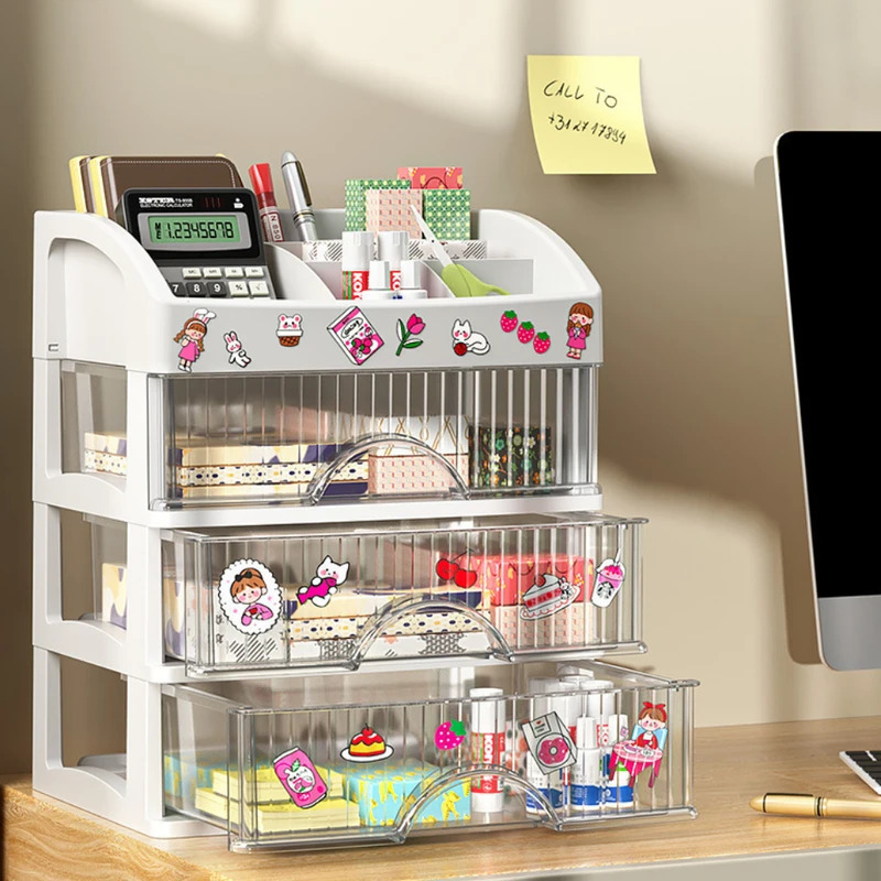 Drawer Style Storage Box Trans - огляд і ціна Home Office Desk With Drawers