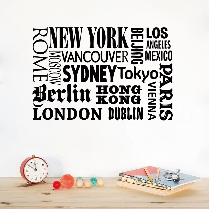 New York London Paris Quote wa - огляд і ціна Home Office London