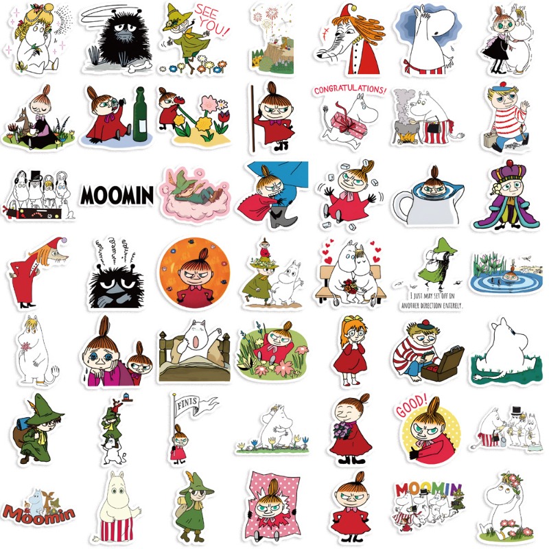 New Moomin Valley 50PCS Sticke - огляд і ціна Home Office Kit