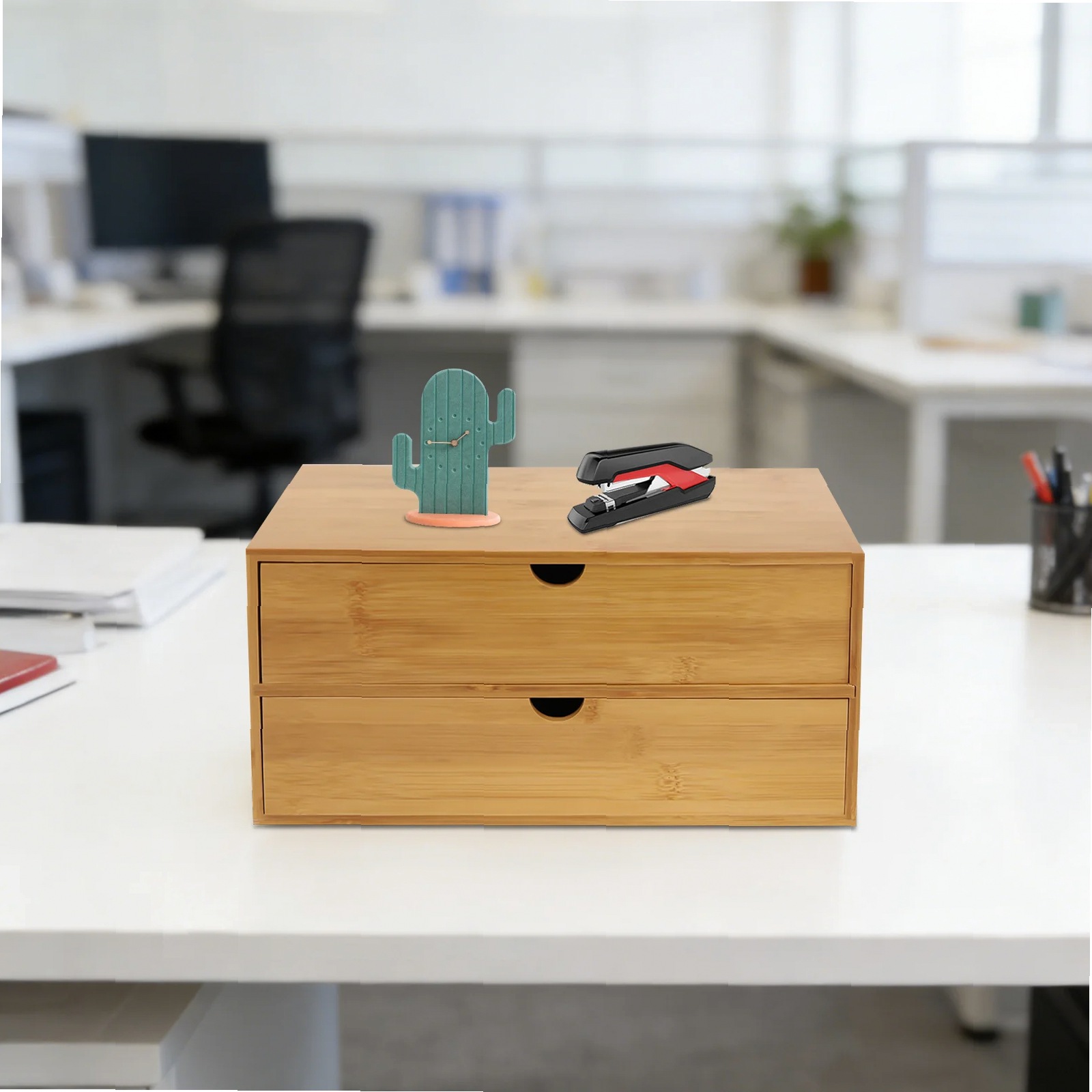 Desk Organizer, 2-Drawer Offic - огляд і ціна Home Office Desk With Drawers